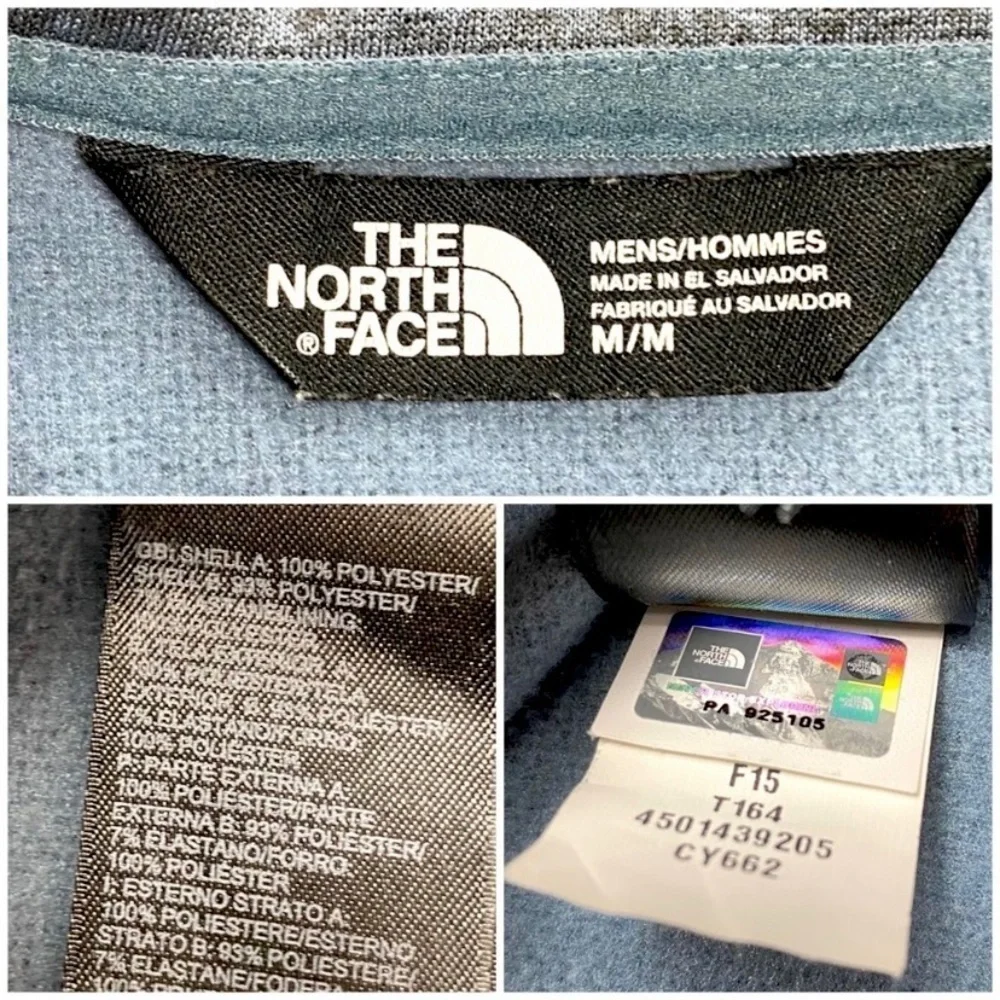THE North Face Canyonlands 1/2 Zip Fleece Top in Blue Gray